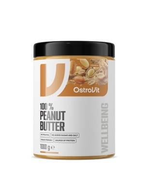 PEANUT BUTTER 100% 0SEL 1KG OSTROVIT