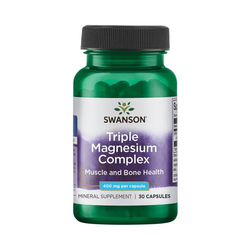 TRIPLE MAGNESIUM COMPLEX 30CAPS SWANSON TRIPLE MAGNESIUM COMPLEX 30CAPS SWANSON