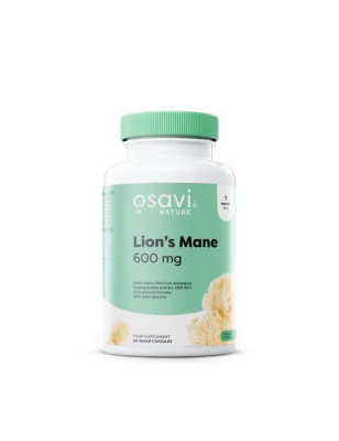 LIONS MANE 600MG 60CAPS OSAVI