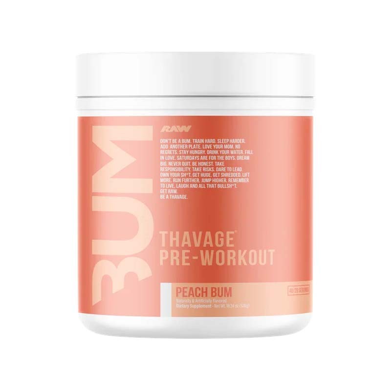 CBUM THAVAGE PWO 520G RAW NUTRITION