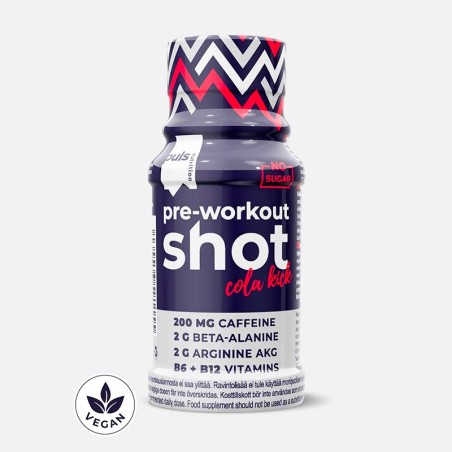 BOOSTER PRE WORKOUT SHOT 60ML PULS