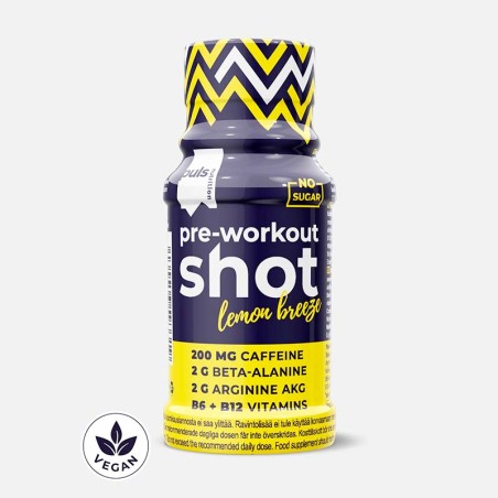 BOOSTER PRE WORKOUT SHOT 60ML PULS
