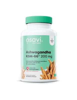 ASHWAGANDHA KSM-66 120CAPS OSAVI