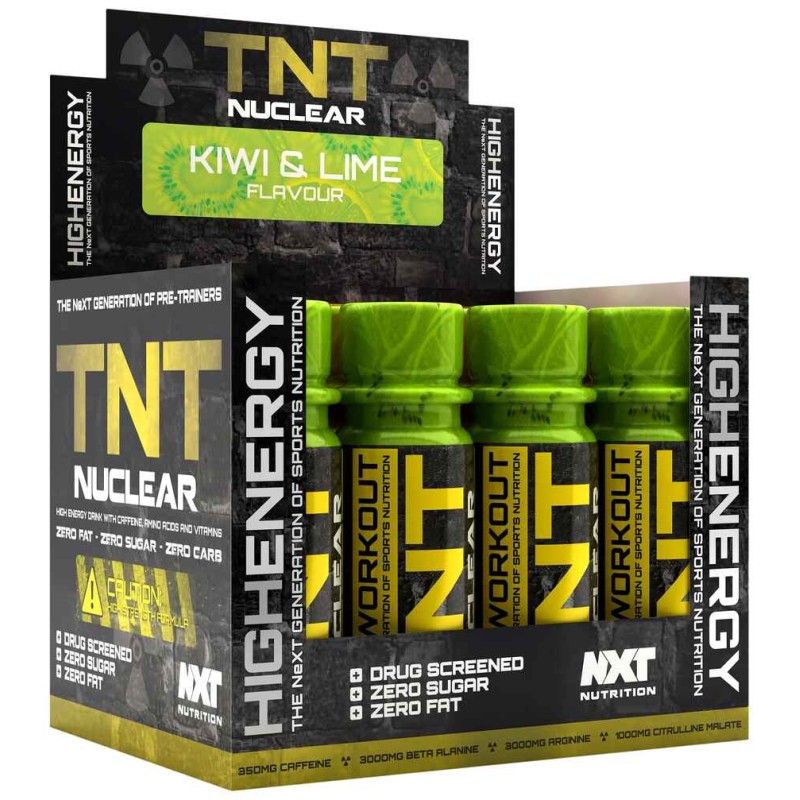 tnt nuclear shot preworkout musculation nxt