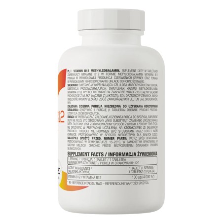 VITAMIN B12 100MCG 120TABS OSTROVIT