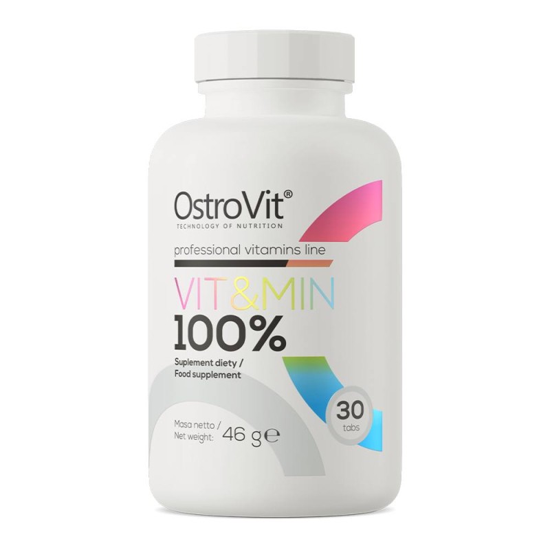 VIT ET MIN 100% 30TABS OSTROVIT VIT ET MIN 100% 30TABS OSTROVIT