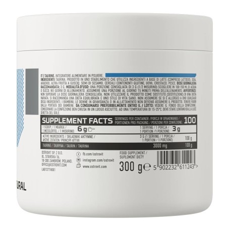 SUPREME PURE TAURINE 300G OSTROVIT