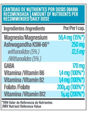 ASHWAGANDHA KSM-66 60CAPS HYPERTROPHY