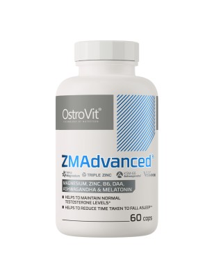 ZMA ADVANCED 60CAPS OSTROVIT NUTRITION