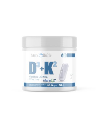 VITAMINE D3+K2 MK7 90CAPS HYPERTROPHY