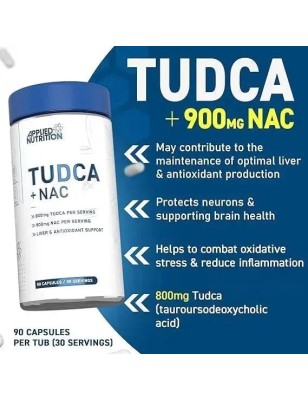 TUDCA + NAC 90CAPS APPLIED NUTRITION