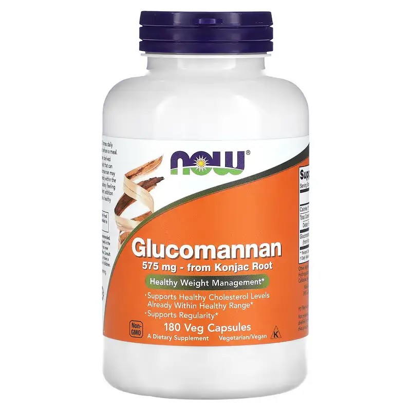 GLUCOMANNAN KONJAQ 575MG 180CAPS NOW