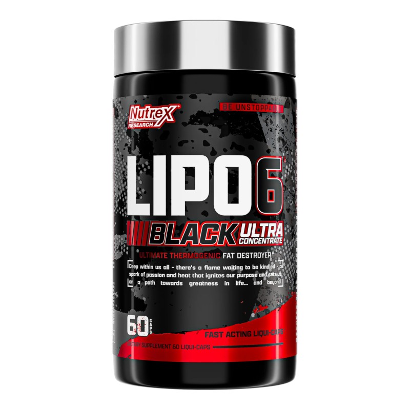 LIPO 6 BLACK ULTRA CONCEN 60CAPS NUTREX