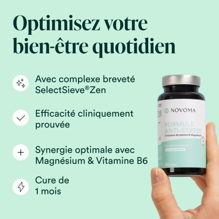 FORMULE ANTI-STRESS 60CAPS NOVOMA