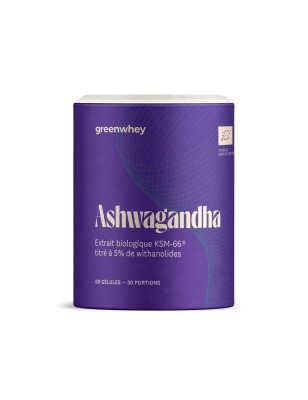 ASHWAGANDHA BIO KSM 60CAPS GREENWHEY