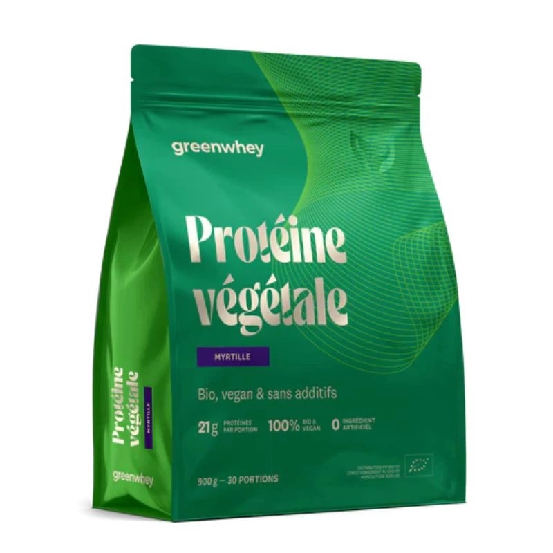 PROTEINE VEGETALE BIO 900G GREENWHEY