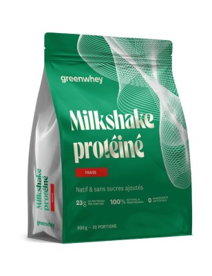 MILKSHAKE PROTEINE 900G GREENWHEY