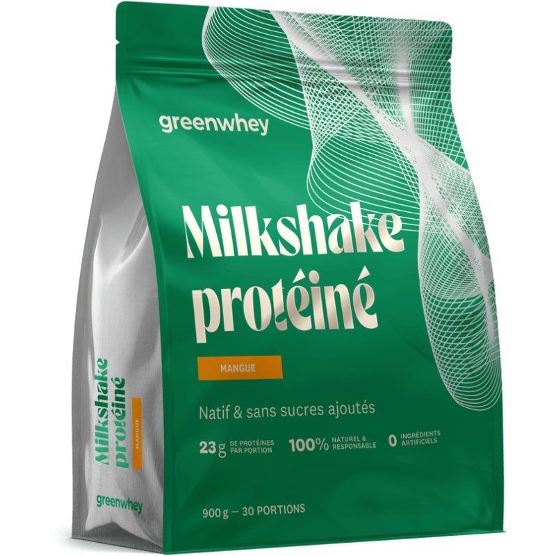 MILKSHAKE PROTEINE 900G GREENWHEY