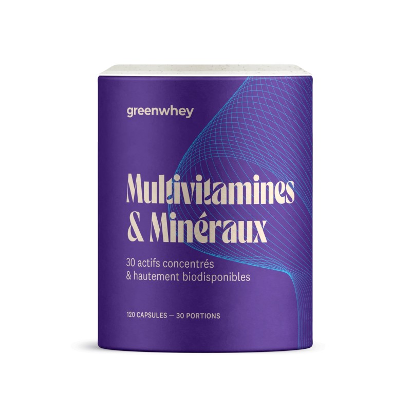 MULTIVITAMINES ET MINER 120CAP GREENWHEY