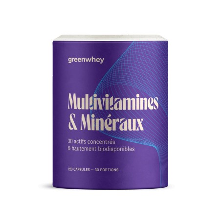 MULTIVITAMINES ET MINER 120CAP GREENWHEY